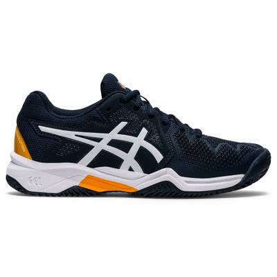 Gyerek Asics Gel-Resolution 8 Clay GS Teniszcipő AS3894756 Kék/Fehér